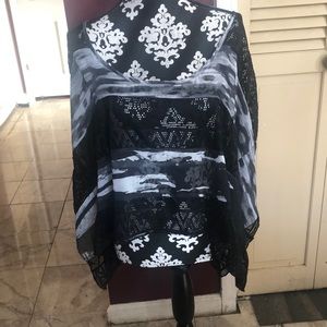 Black and grey Cover - Up